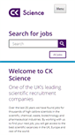 Mobile Screenshot of ckscience.co.uk